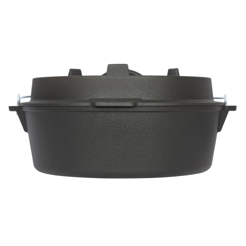 Schwarzer gusseiserner Dutch Oven von El Fuego