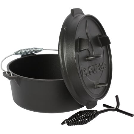4. Bild von Dutch Oven Gusseisen schwarz Ø 29,7 cm