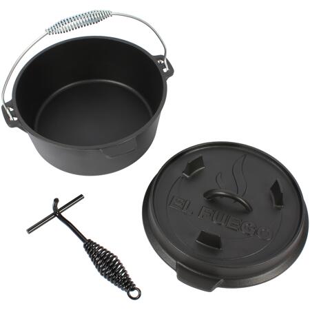 5. Bild von Dutch Oven Gusseisen schwarz Ø 29,7 cm