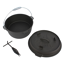 Dutch Oven Gusseisen schwarz Ø 29,7 cm