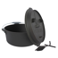 Dutch Oven Gusseisen schwarz Ø 29,7 cm