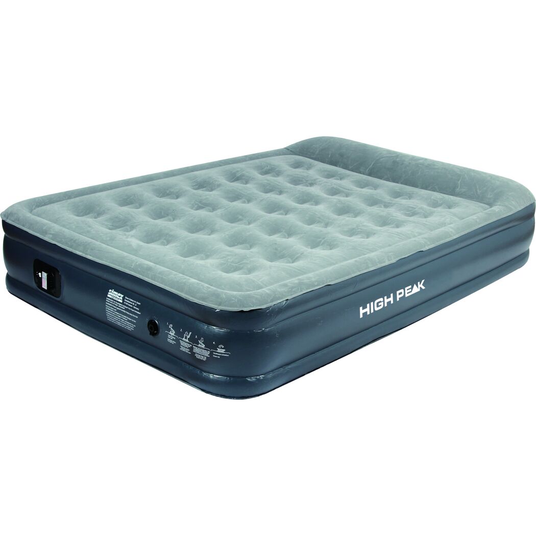 Aufgeblasenes Doppel-Luftbett von High Peak