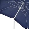 Blauer Rechteckschirm von unten