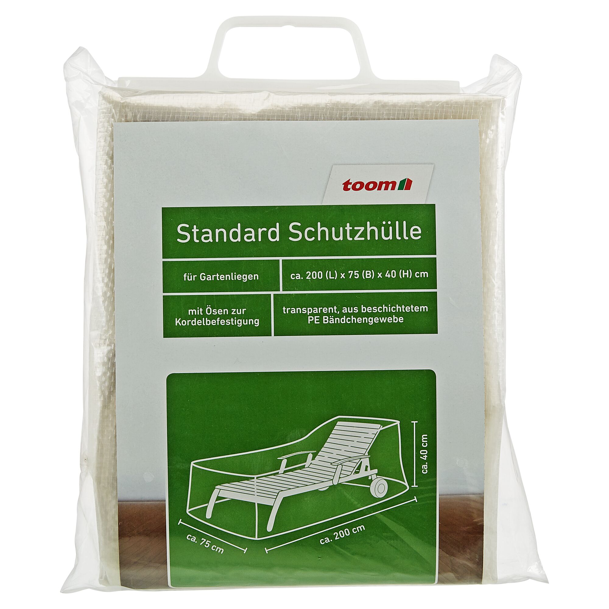 Schutzhülle für Gartenliege