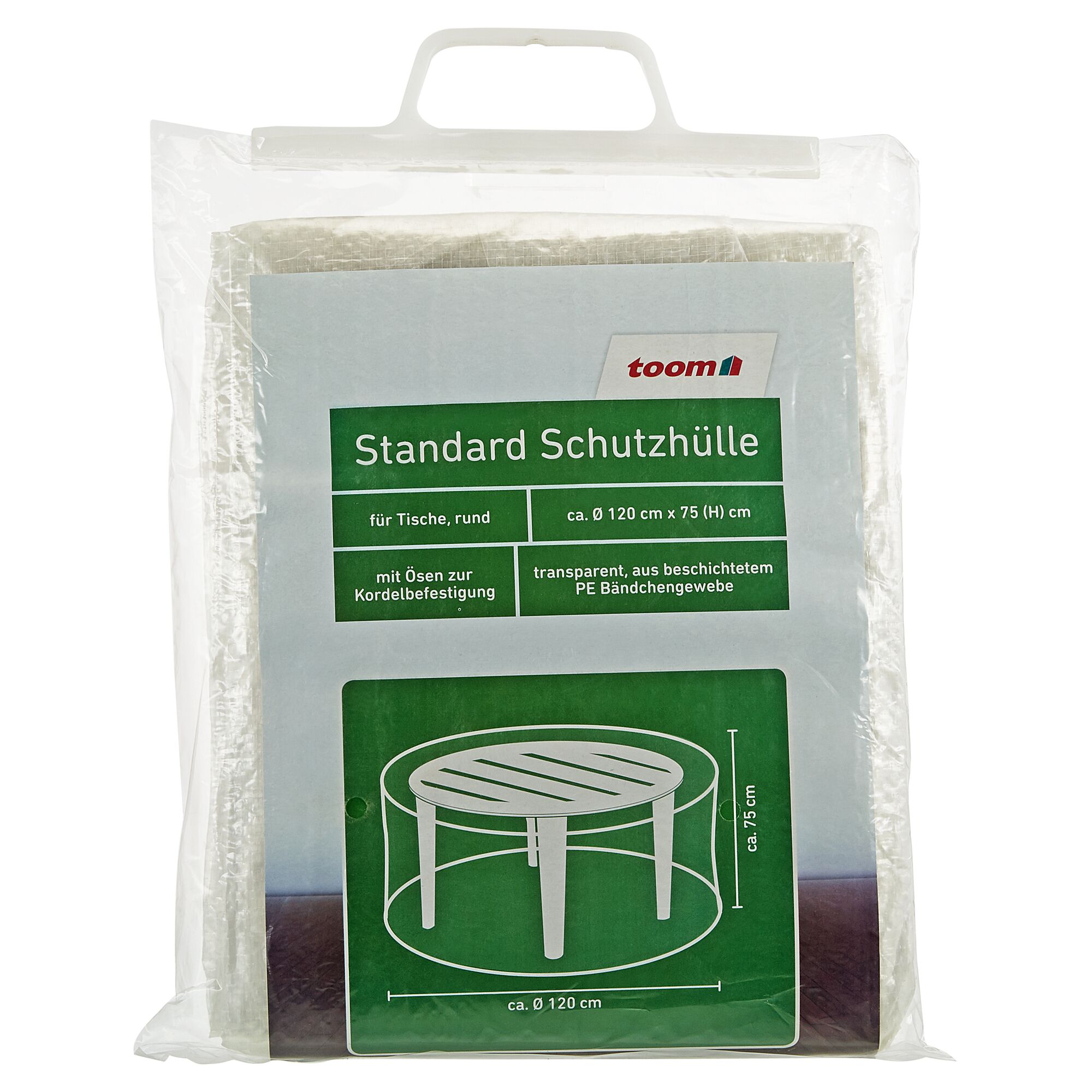 toom Standard Schutzhülle für runde Tische
