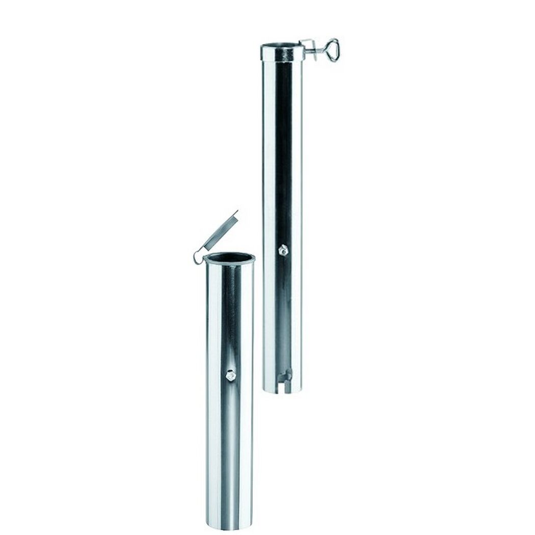 Metall-Bodenhülse für 55 mm Rohre