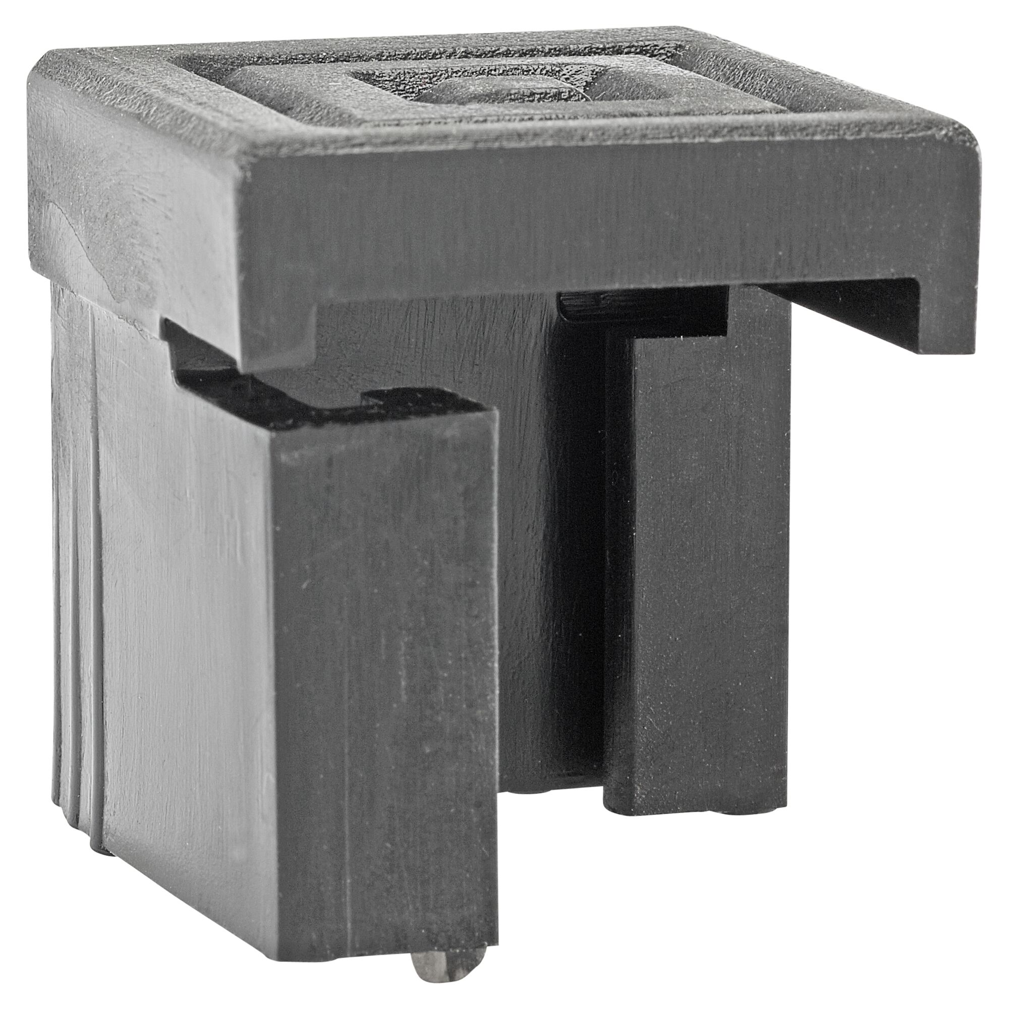 Schwarzer Bodenschoner aus Kunststoff