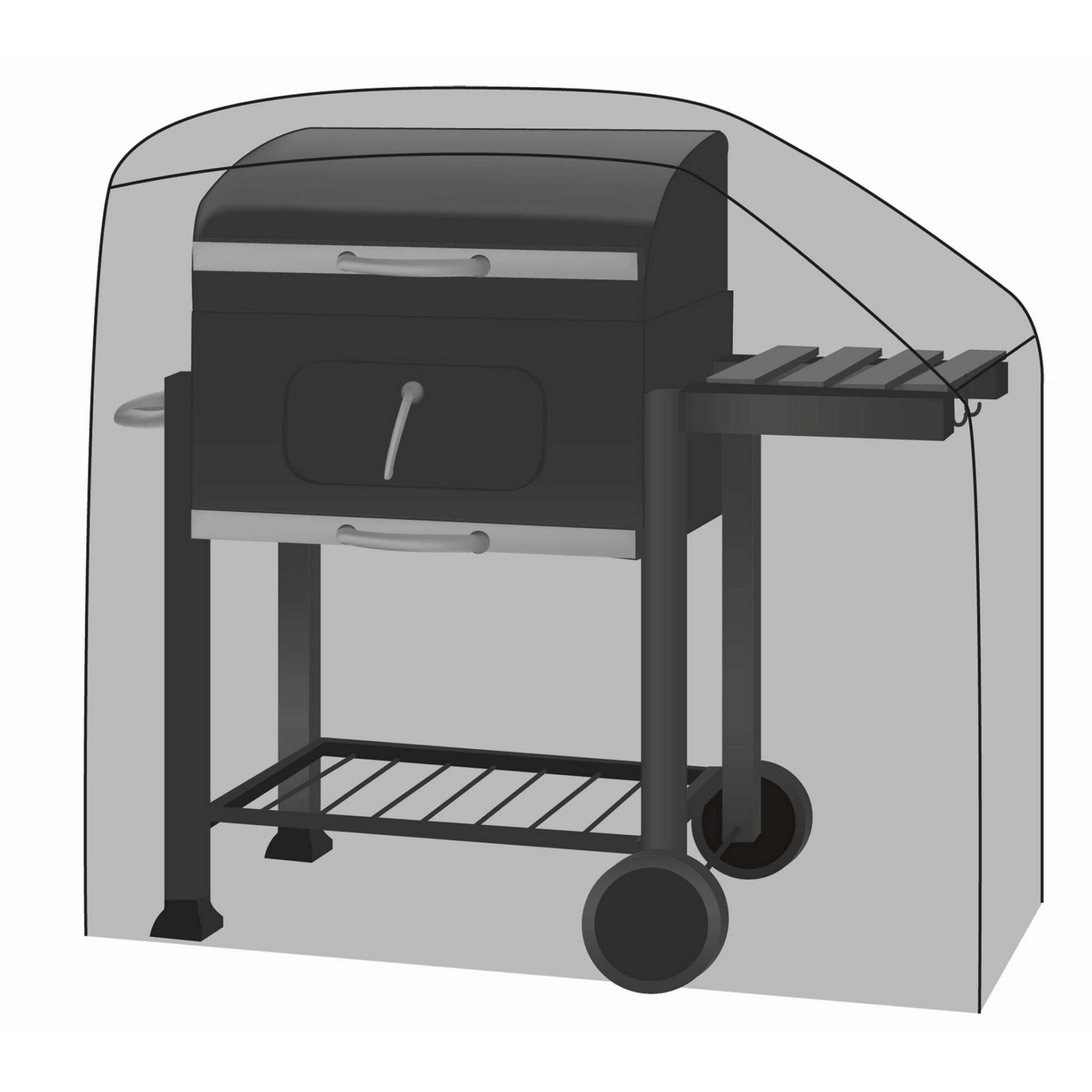 Abgedeckter Grill
