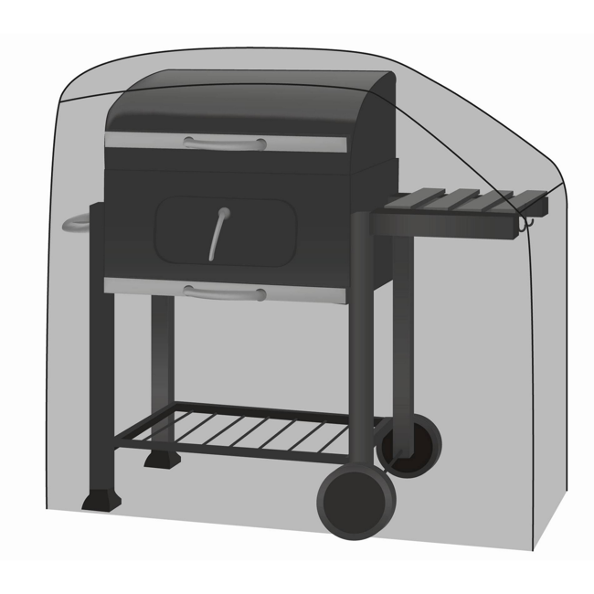 Bild von Abdeckhaube für Holzkohlegrill schwarz 136 x 43 x 101 cm