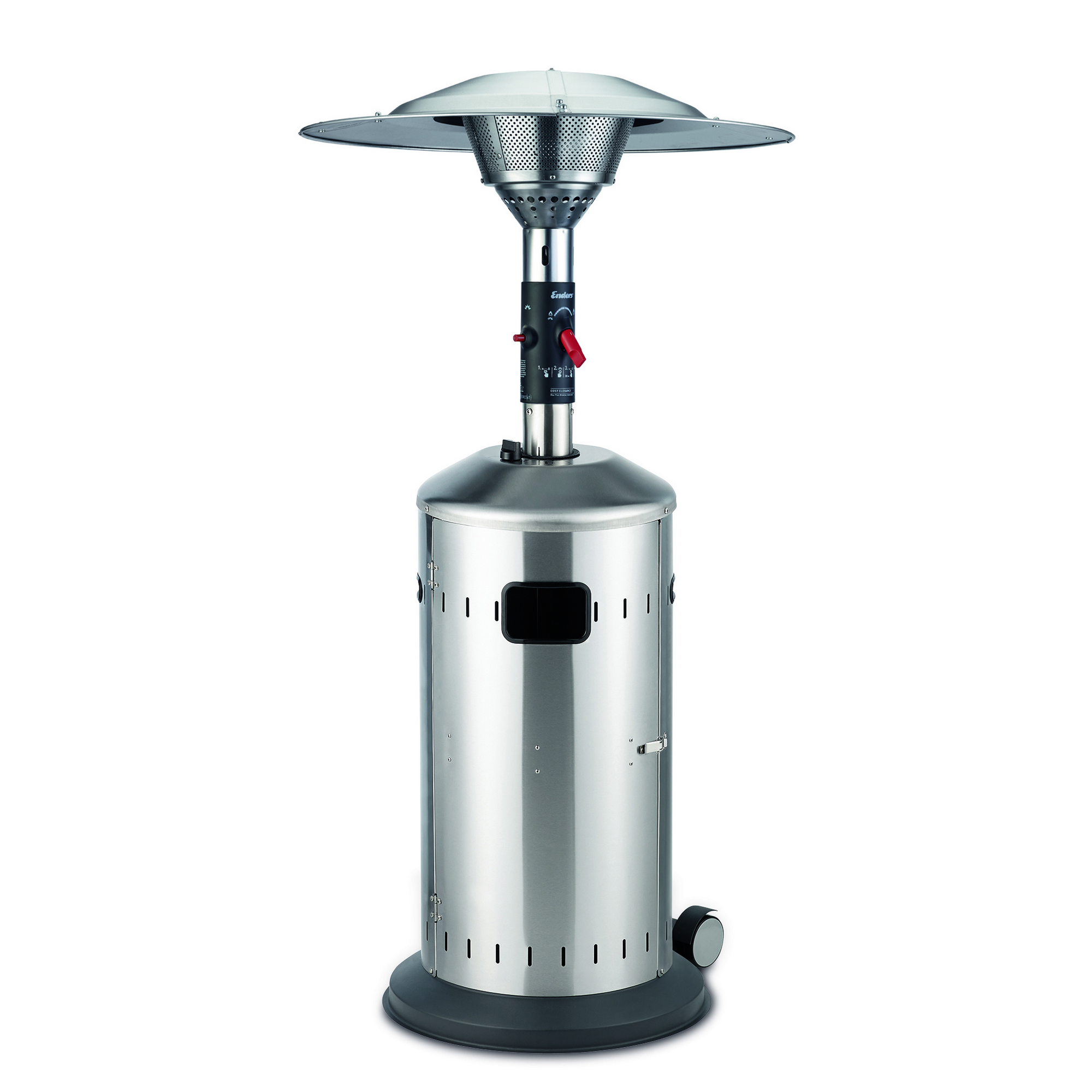 Enders Terrassenheizstrahler 'Event' Edelstahl, 6.000 W, Ø 76 x 220 cm