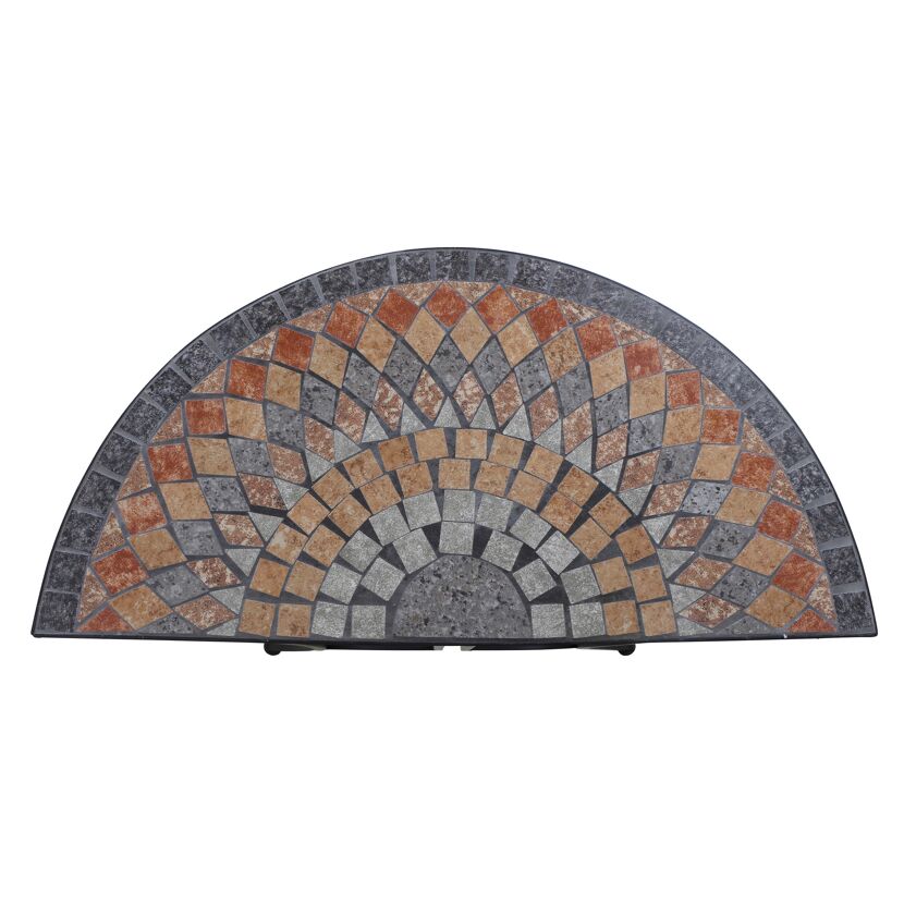 Halbrunder Mosaiktisch Prato