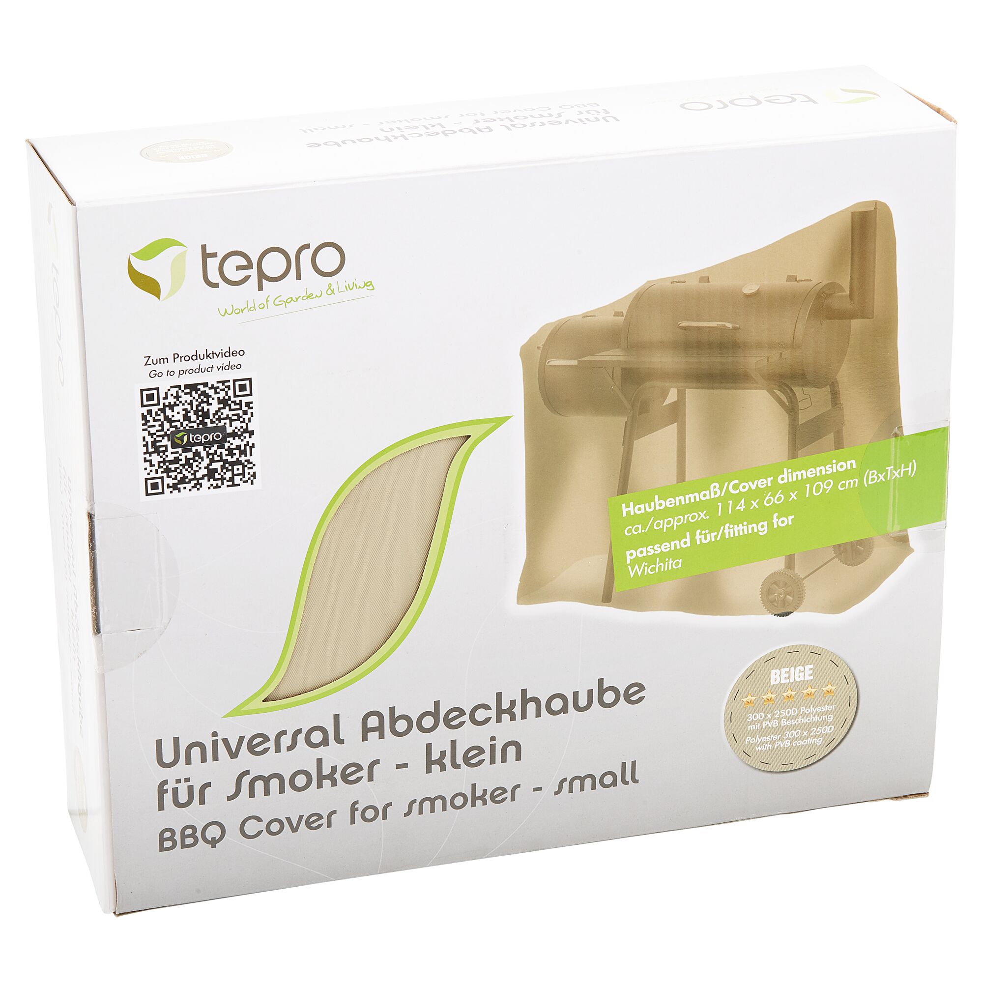 Tepro Abdeckhaube für Smoker, beige