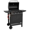 Enders Gasgrill San Diego 3 mit offenem Deckel