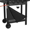 Gasgrill San Diego schwarz mit Windschutz