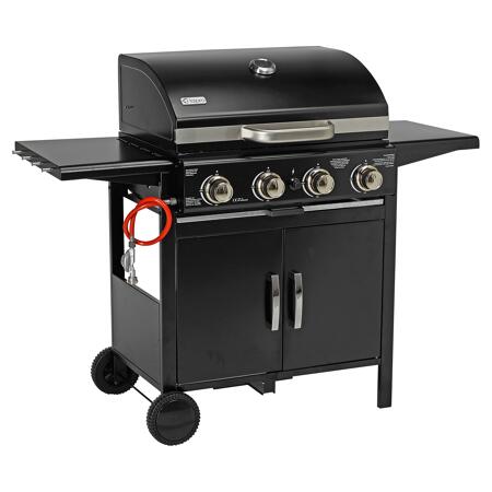 2. Bild von Gasgrill 'Richfield' Metall schwarz 130 x 58 cm