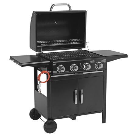 3. Bild von Gasgrill 'Richfield' Metall schwarz 130 x 58 cm
