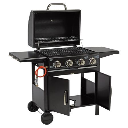 4. Bild von Gasgrill 'Richfield' Metall schwarz 130 x 58 cm