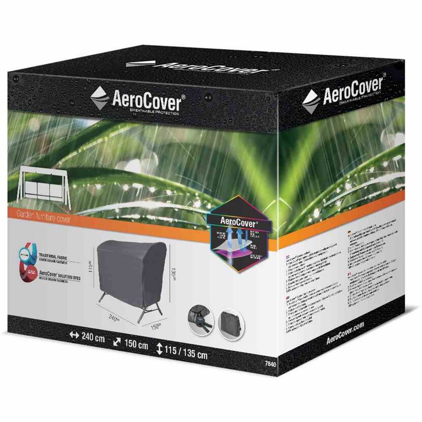 Abdeckung 'AeroCover' für Hollywoodschaukel UV-beständig & wasserabweisend 240 x 135 x 150 cm