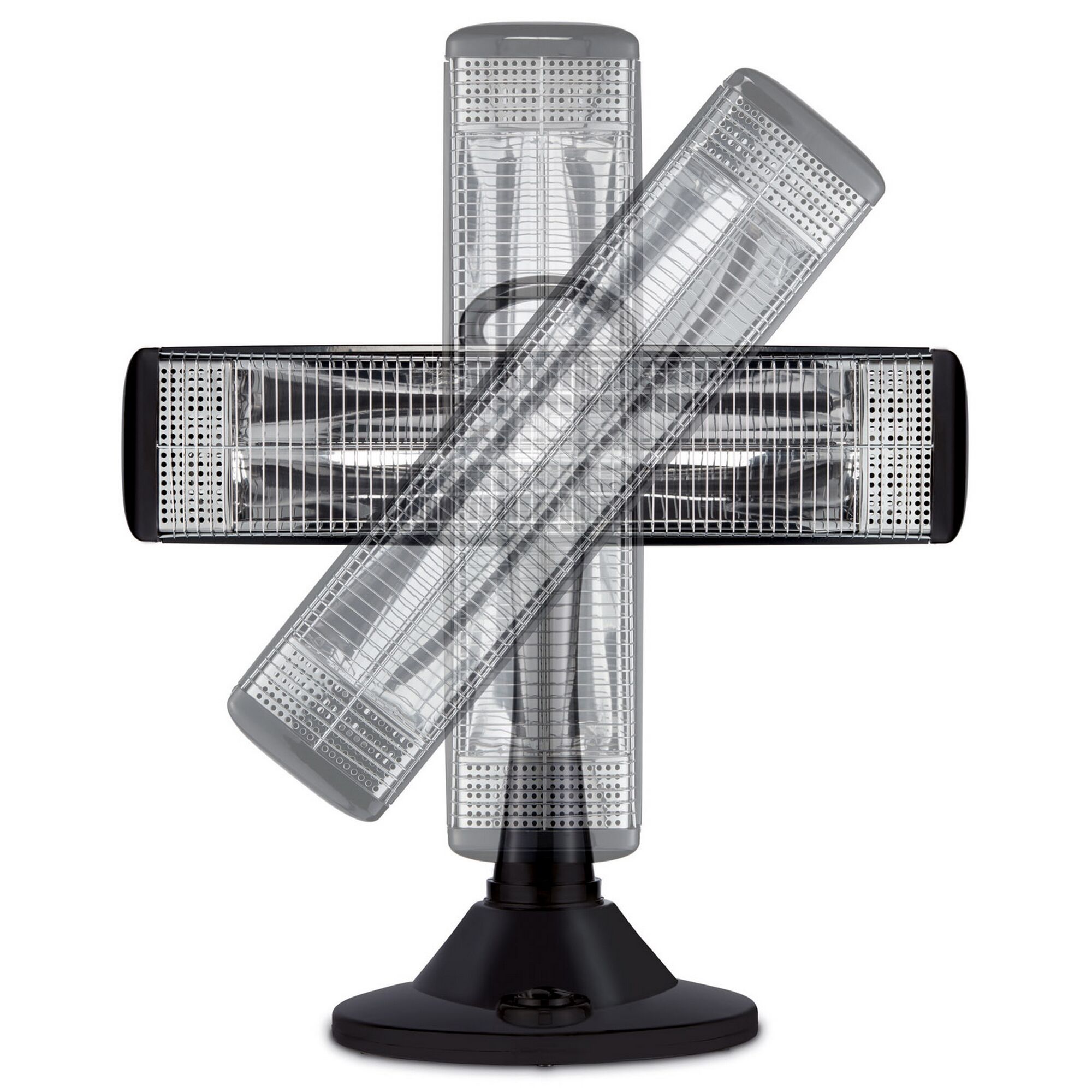 Standheizstrahler aus verschiedenen Perspektiven