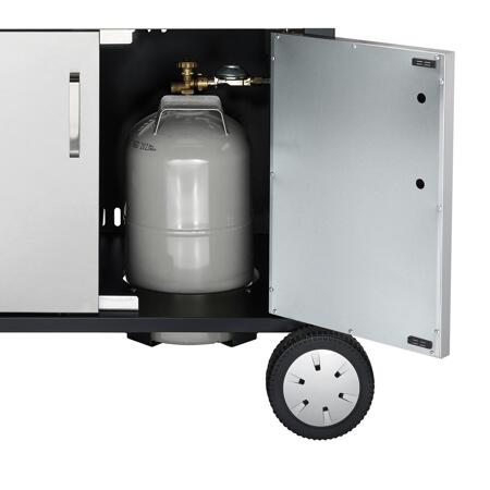 5. Bild von Gasgrill 'Monroe 3 SIK Turbo' silbern, schwarz