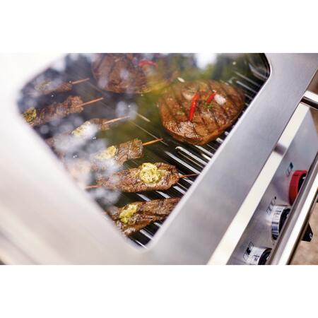 8. Bild von Gasgrill 'Monroe 3 SIK Turbo' silbern, schwarz
