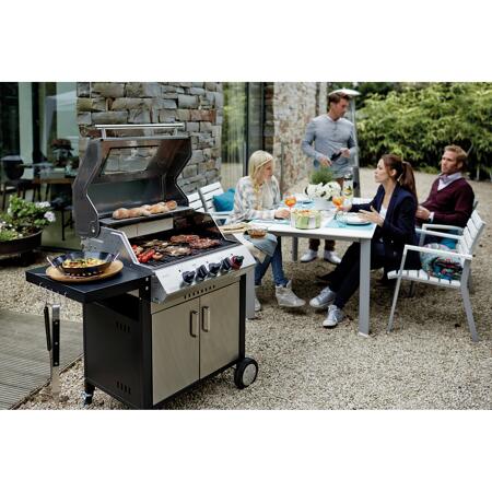 9. Bild von Gasgrill 'Monroe 3 SIK Turbo' silbern, schwarz