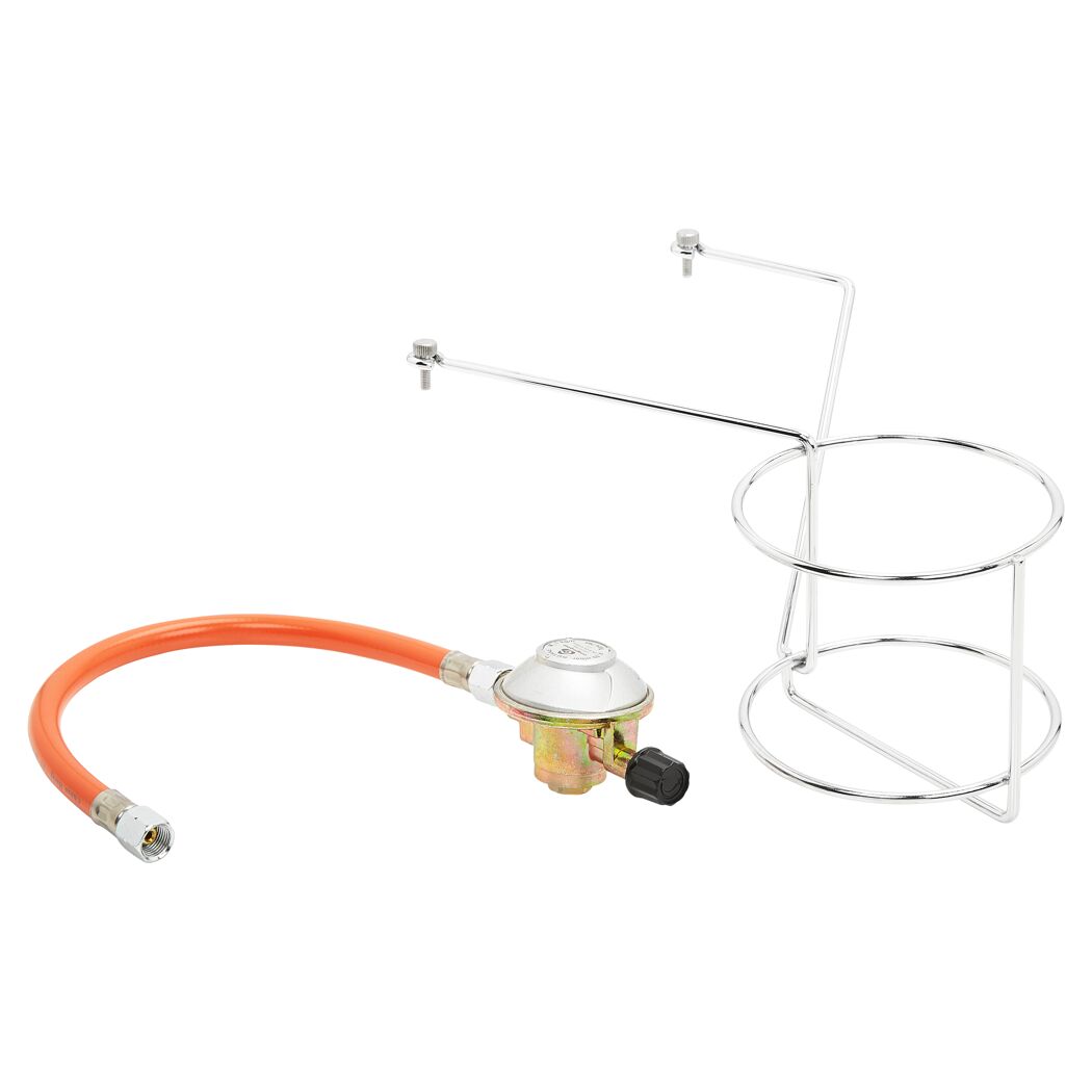 Kartuschenhalter-Set mit Schlauch und Druckminderer