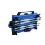 Blauer Koffergasgrill 400 SGR von unten