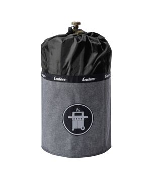 Abdeckung für Gasflaschen 'Style' schwarz 11 kg