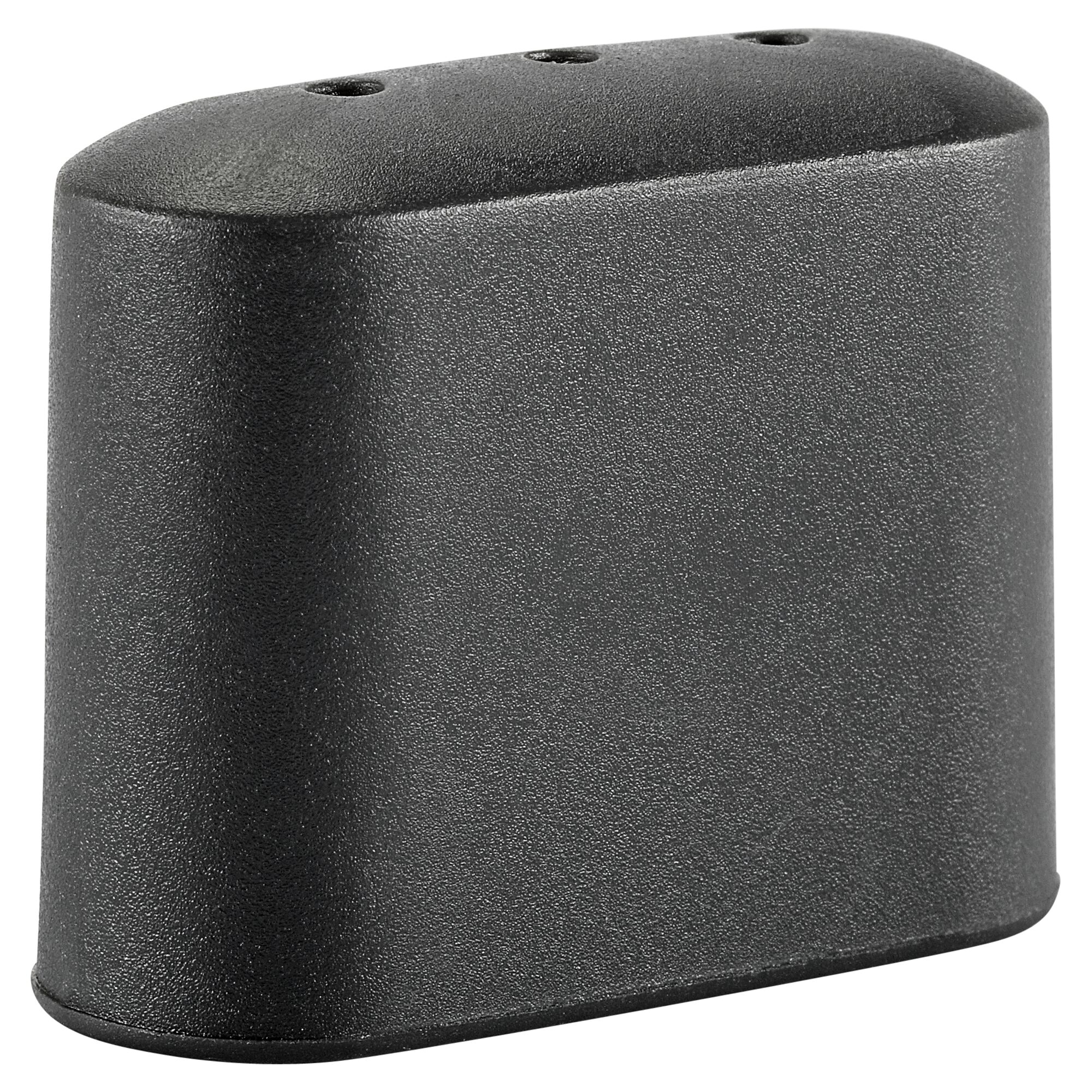 4 Fußkappen für Stapelstuhl Toulouse, dunkelgrau