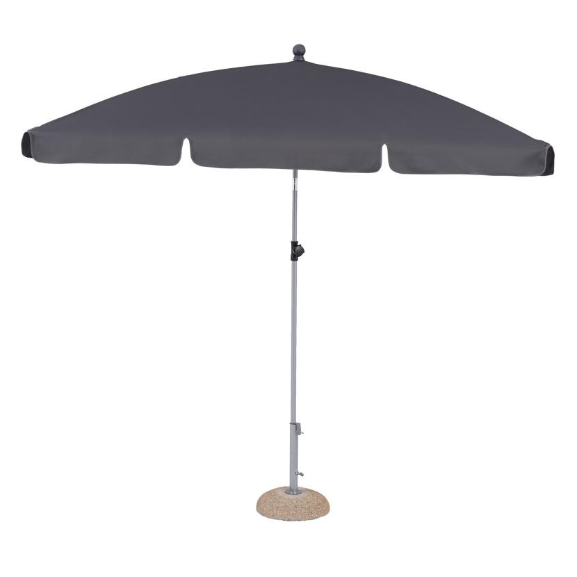 Rechteckschirm 'Malta' drehbar/knickbar 200 x 150 cm