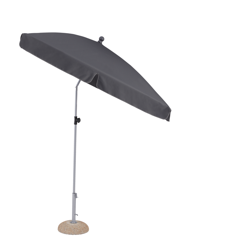 Rechteckschirm 'Malta' drehbar/knickbar 200 x 150 cm