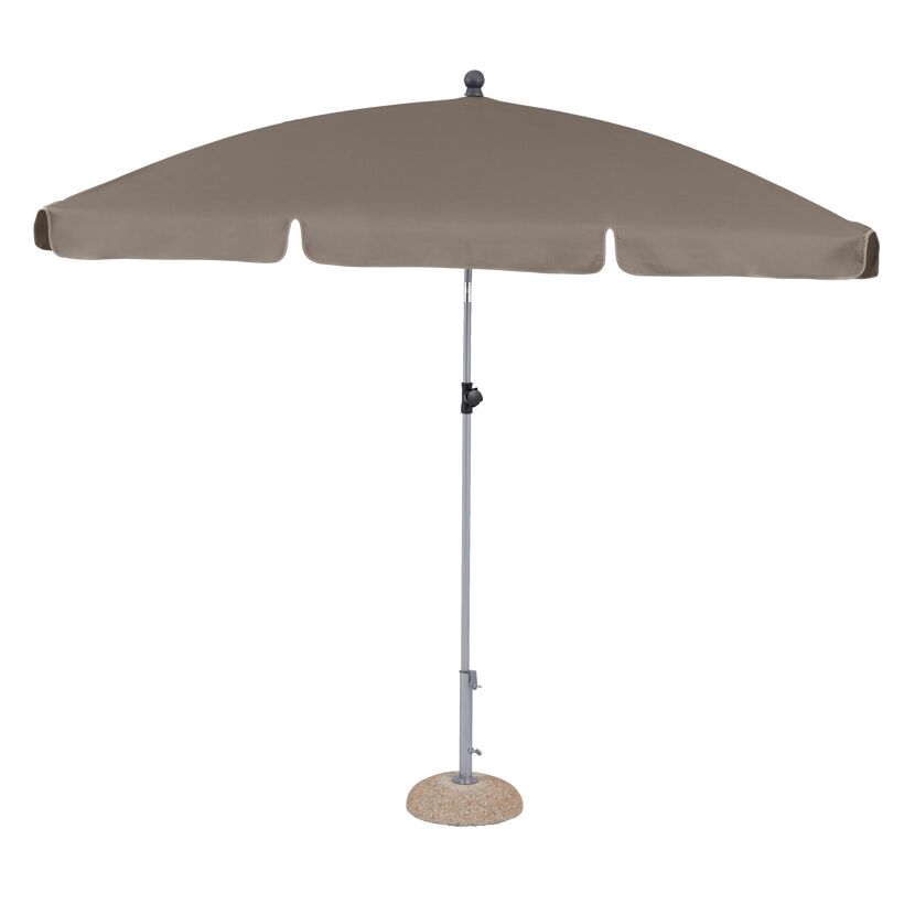 Rechteckschirm 'Malta' drehbar/knickbar 200 x 150 cm