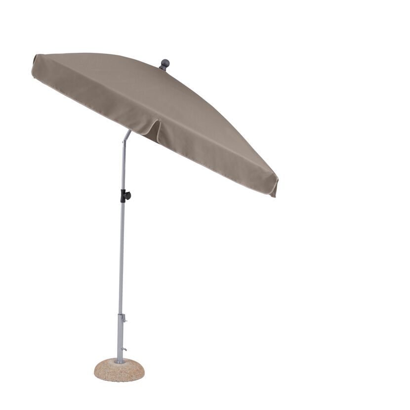 Rechteckschirm 'Malta' drehbar/knickbar 200 x 150 cm