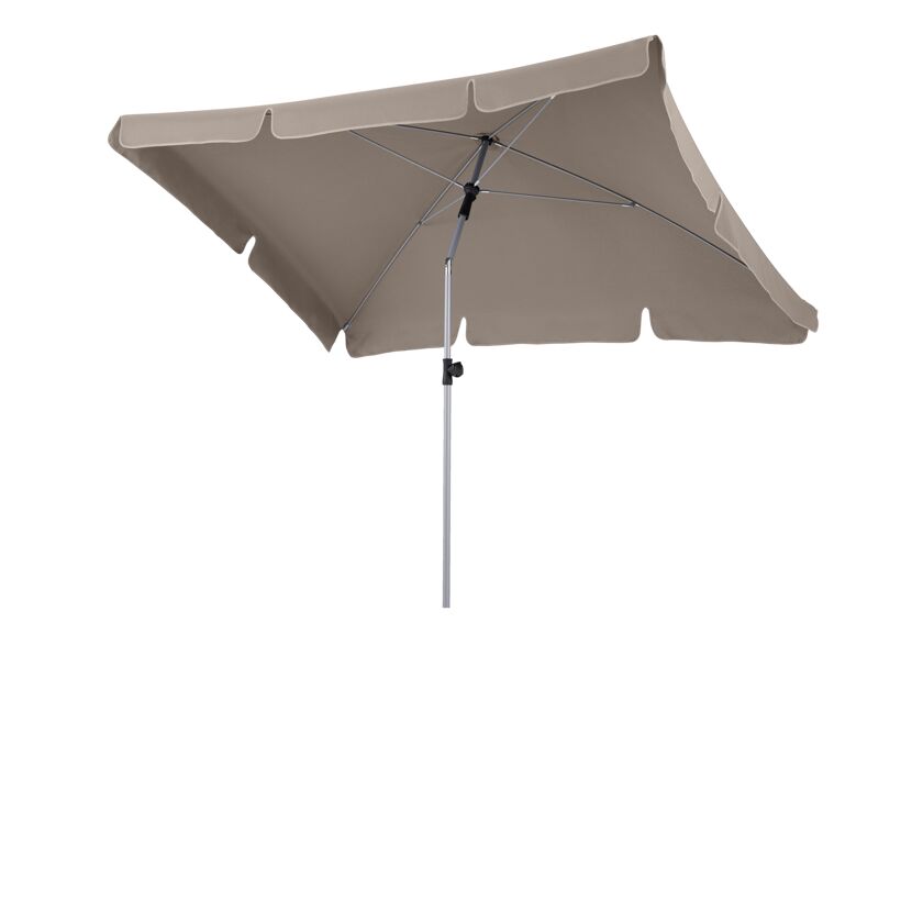 Rechteckschirm 'Malta' drehbar/knickbar 200 x 150 cm