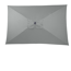 Verkleinertes Bild von Marktschirm 'Turin' hellgrau 200 x 300 cm