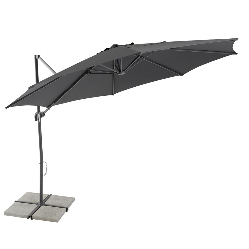Ampelschirm 'Sylt' drehbar Ø 300 cm