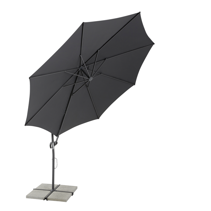 Ampelschirm 'Sylt' drehbar Ø 300 cm
