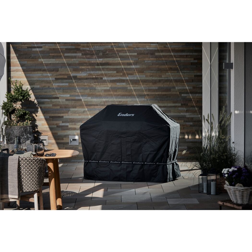 Abdeckung für Gasgrill 'Kansas 3 & 4', 'Monroe 3 & 4', 'Boston 4 K' schwarz 160 x 125 x 70 cm