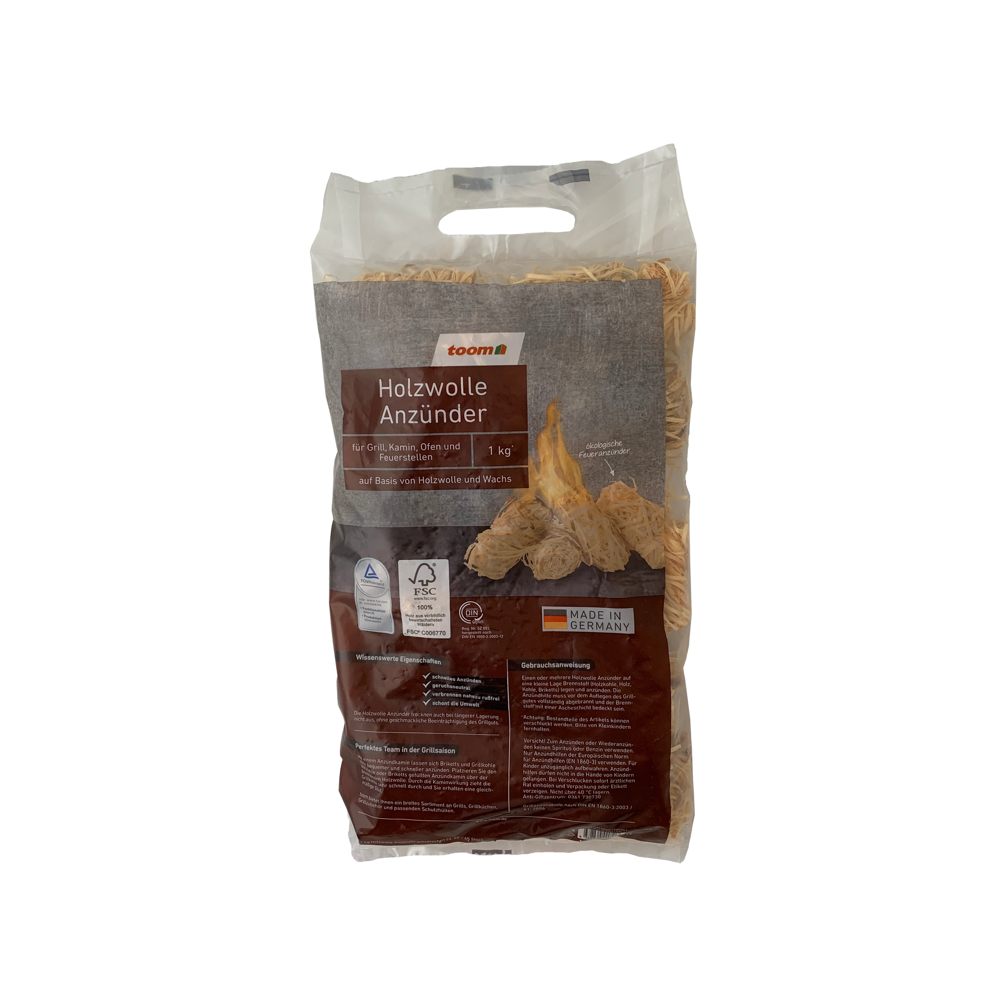 Holzwolle-Anzünder 1 kg + product picture