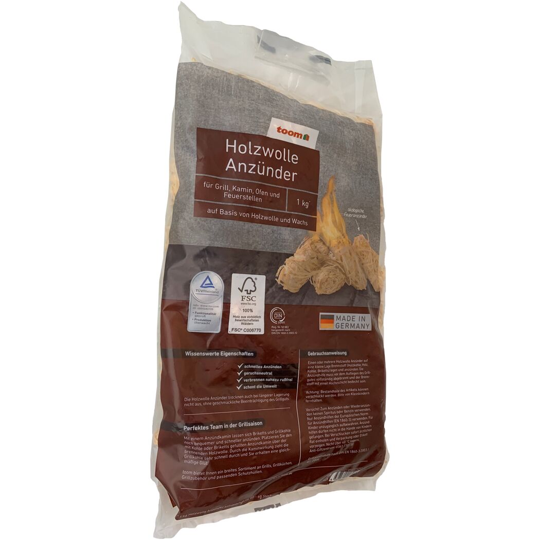 toom Holzwolle Anzünder 1 kg