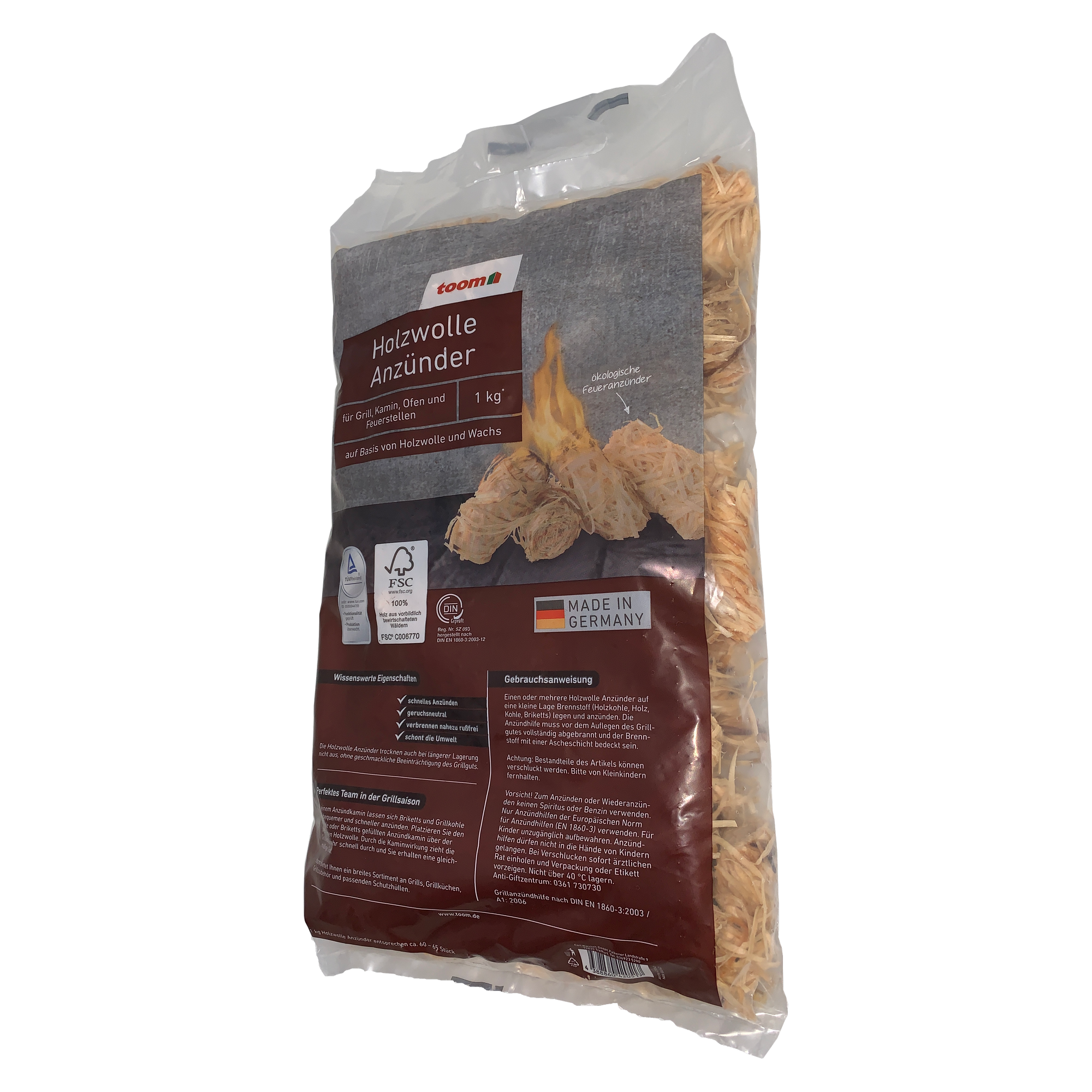 Holzwolle-Anzünder 1 kg + product picture