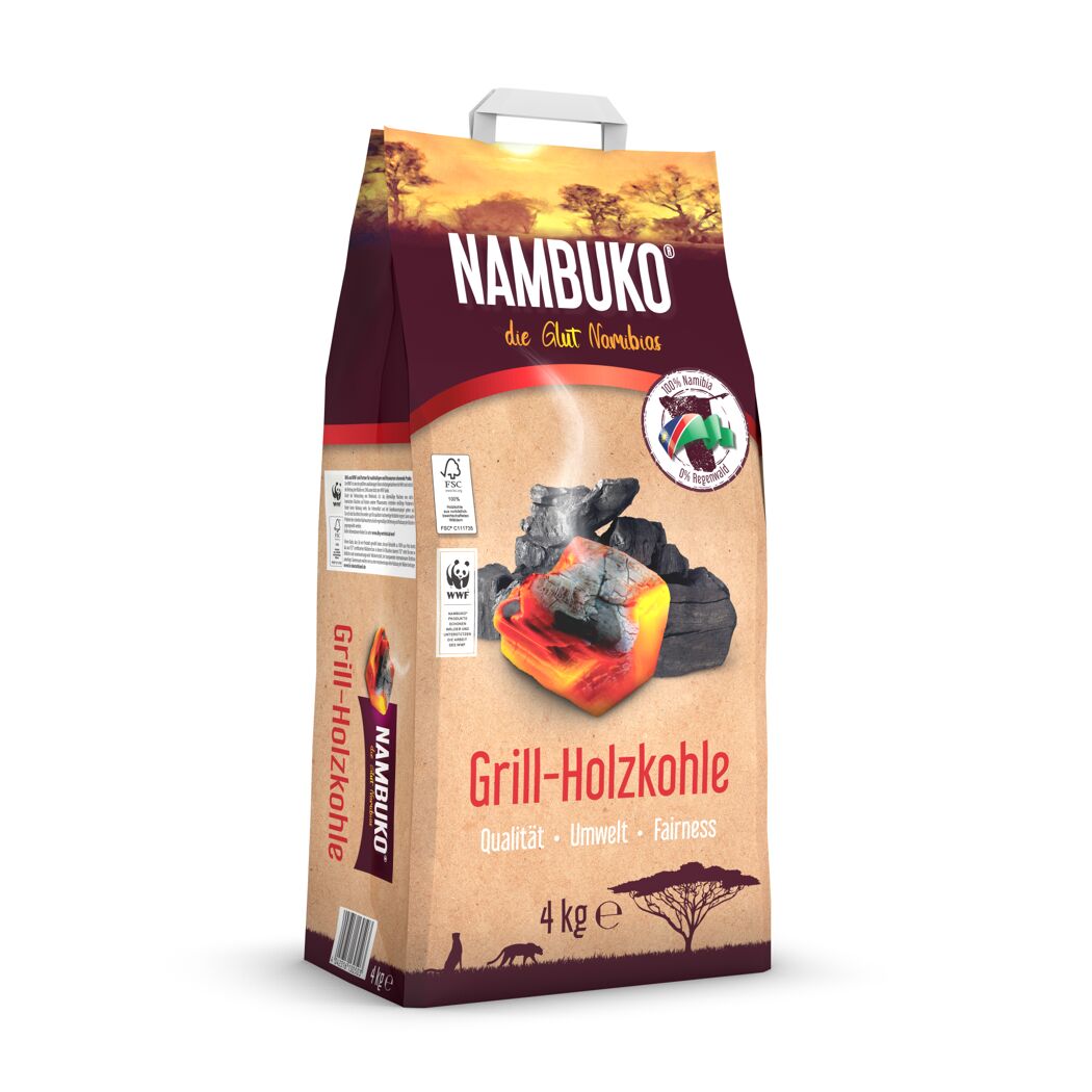4 kg Sack Nambuko Grill-Holzkohle