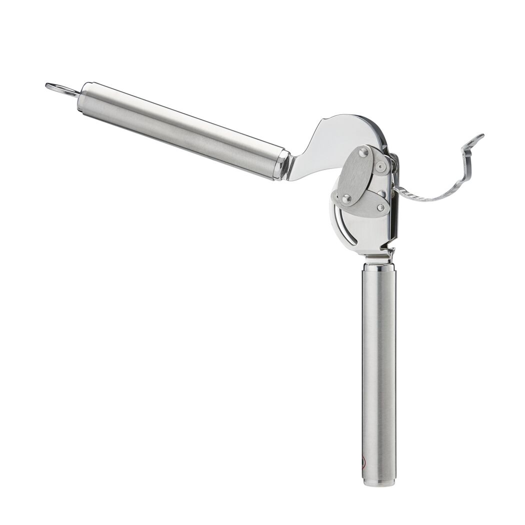 Metallische Knoblauchpresse mit Abstreifer