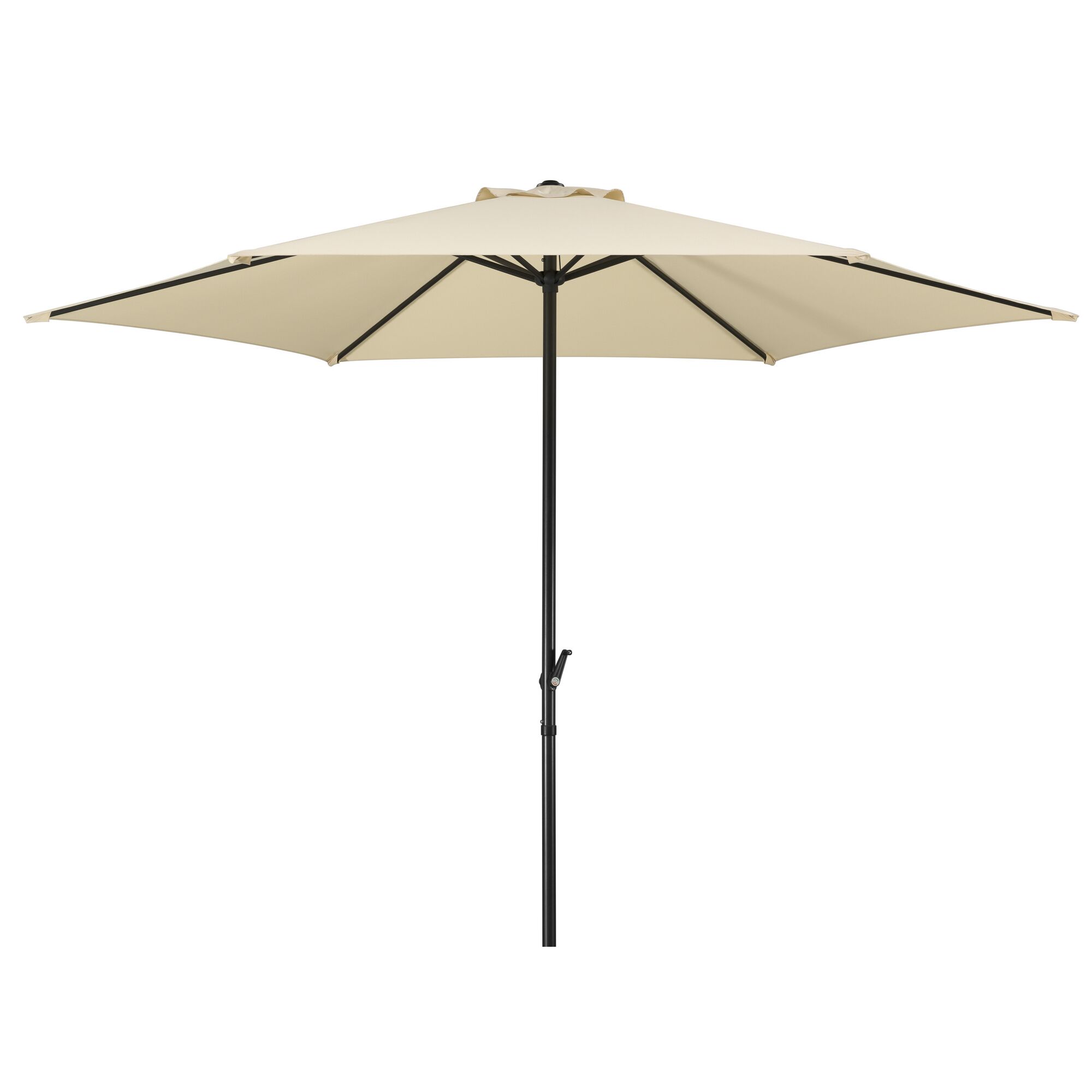 Beigefarbener Sonnenschirm Bergamo