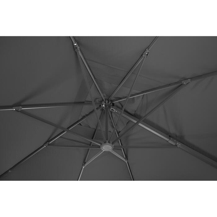 Schneider Ampelschirm 'Rhodos Grande' 300 x 400 cm anthrazit ǀ toom