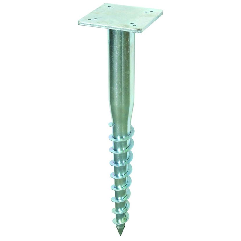 Bodendübel Stahl für Ampelschirm 16 x 16 x 55 cm
