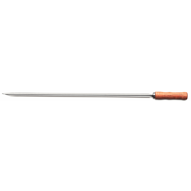 Bild von Grillspieß 'Churrasco' Edelstahl mit Holzgriff 65 cm
