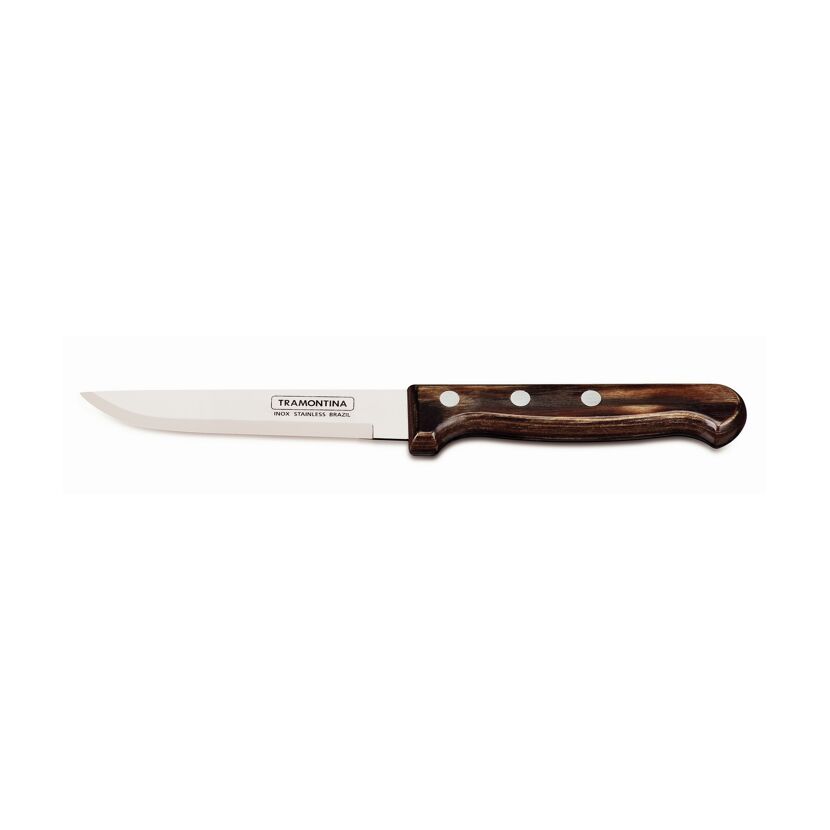 Steakmesser mit braunem Griff