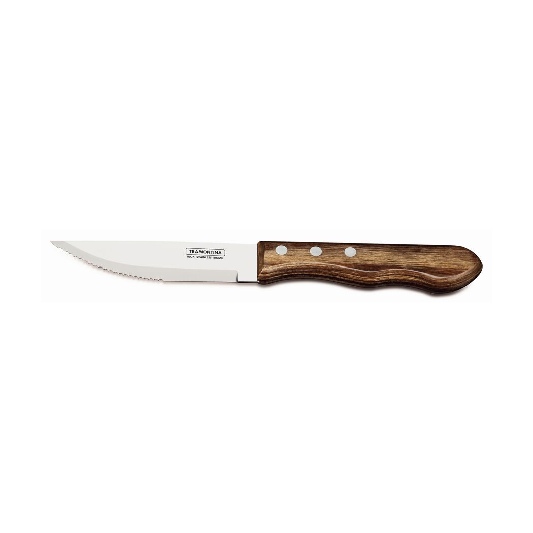 Steakmesser Jumbo von Tramontina mit Holzgriff